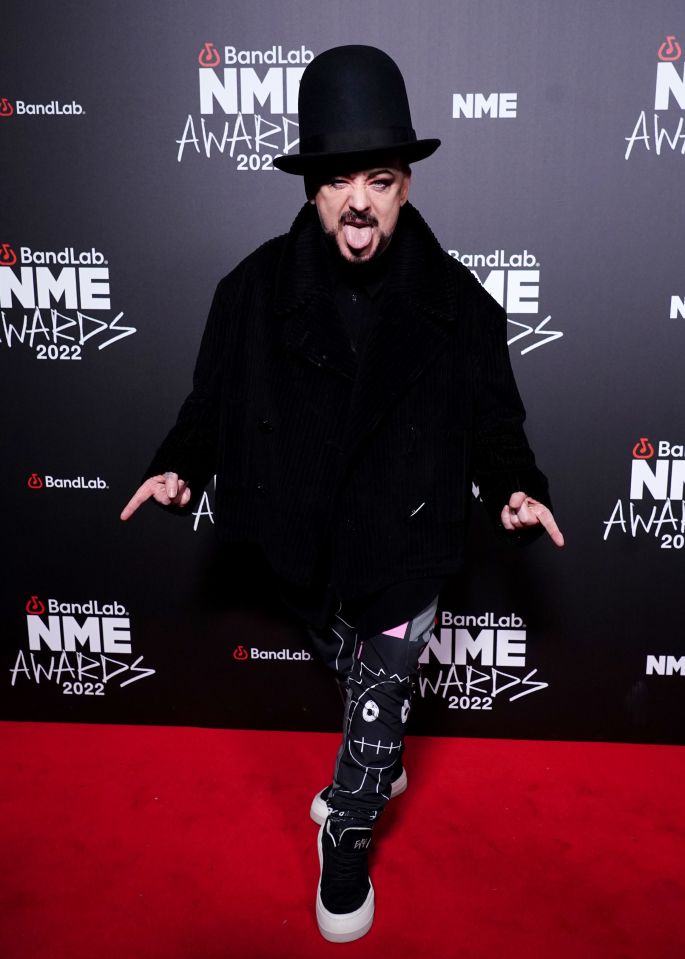 Pop legend Boy George was ready to rock