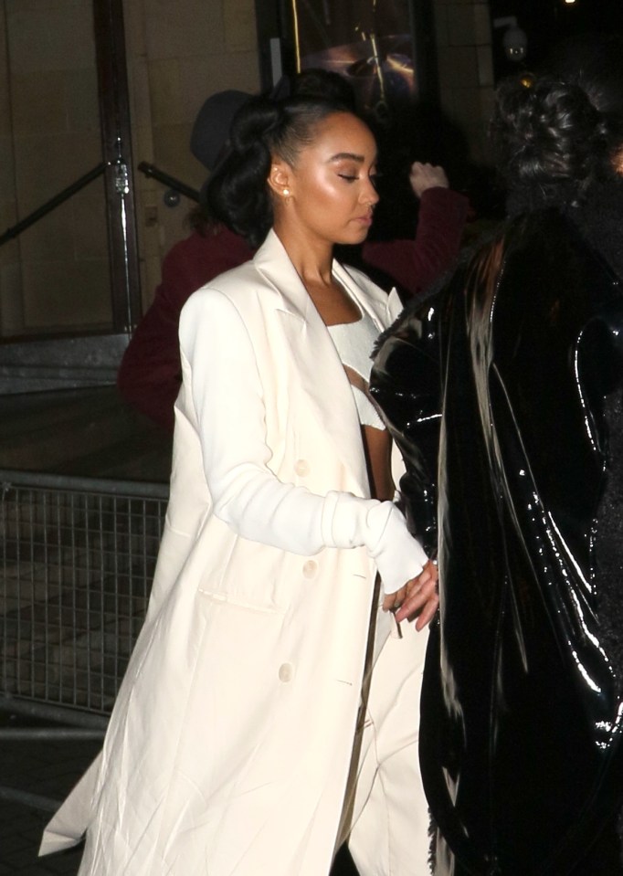 Leigh Anne was seen heading home after the bash