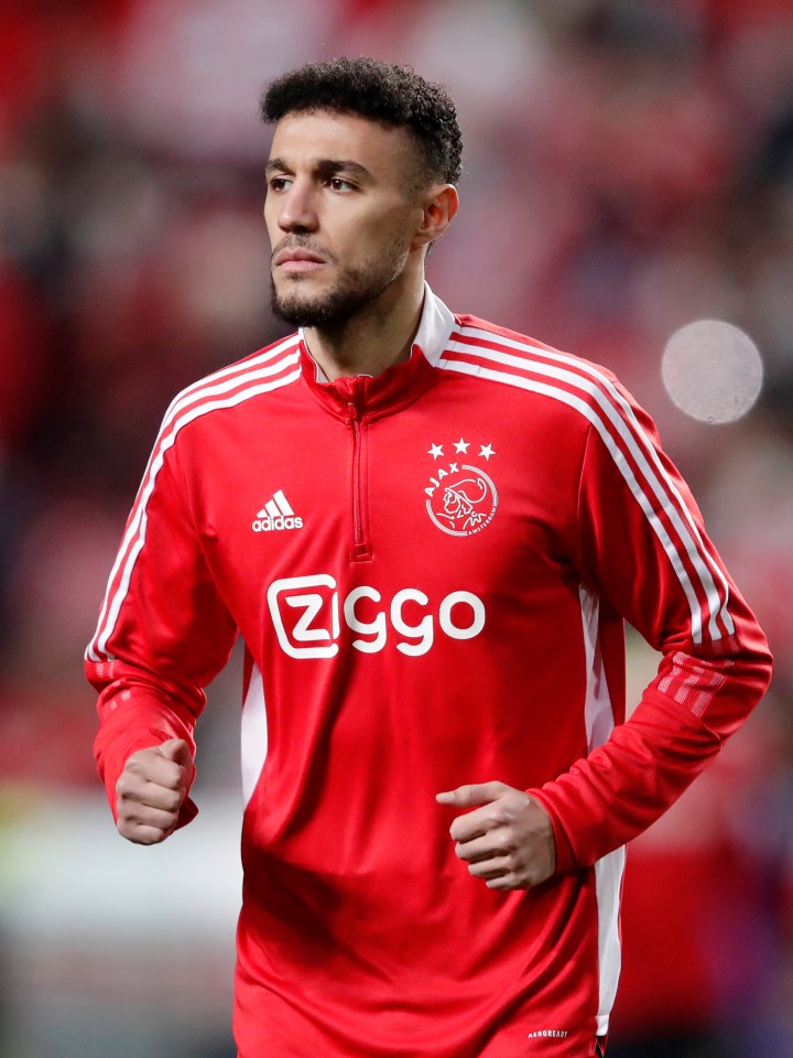 Arsenal and Leeds have also been keeping tabs on Ajax star Noussair Mazraoui