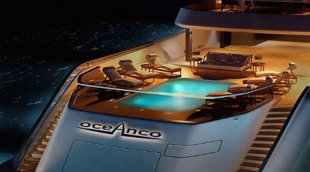 Renamed 'Amore Vero', the superyacht boast seven cabins and two pools