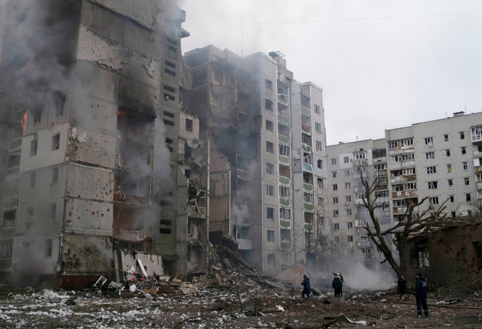 Many cities have been decimated by Russian shelling