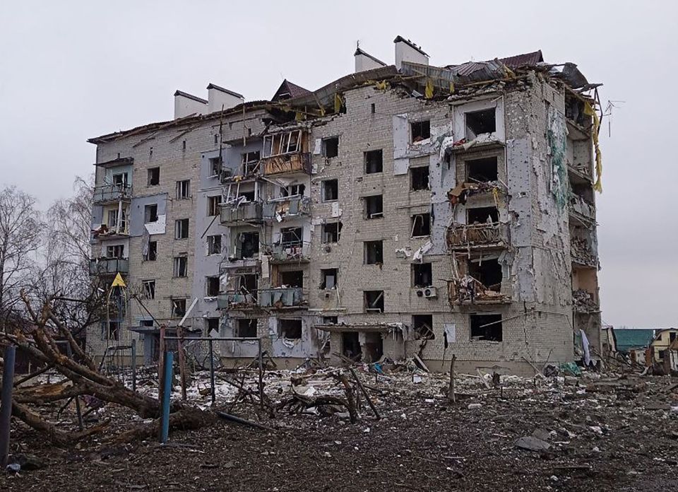 Russian troops have caused destruction in Ukraine