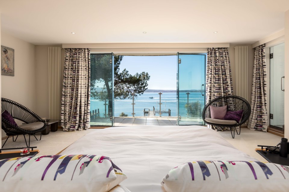 The mansion offers an array of spectacular views across Poole Harbour