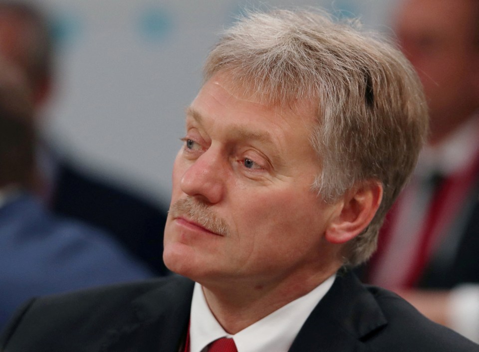 Putin's press secretary Dmitry Peskov has been sanctioned