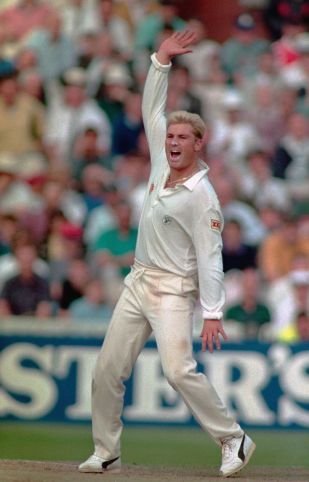 Shane Warne delivering "the ball of the century" in 1993 which left the world stunned