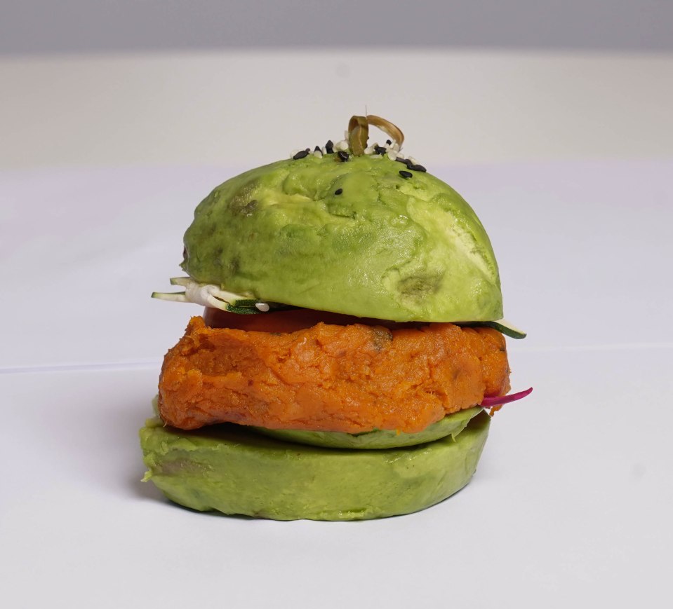 Swapping burger buns for an avocado seems like a healthy alternative