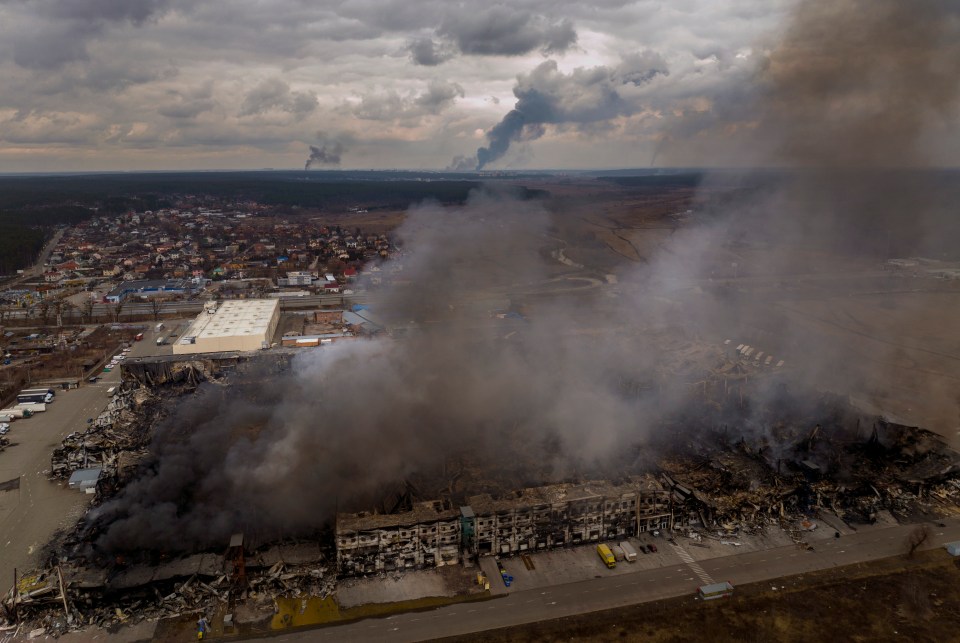 Irpin has been razed to the ground by the bombardment