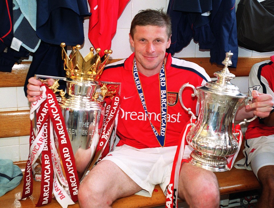 Oleg Luzhny won the double with Arsenal during his playing days