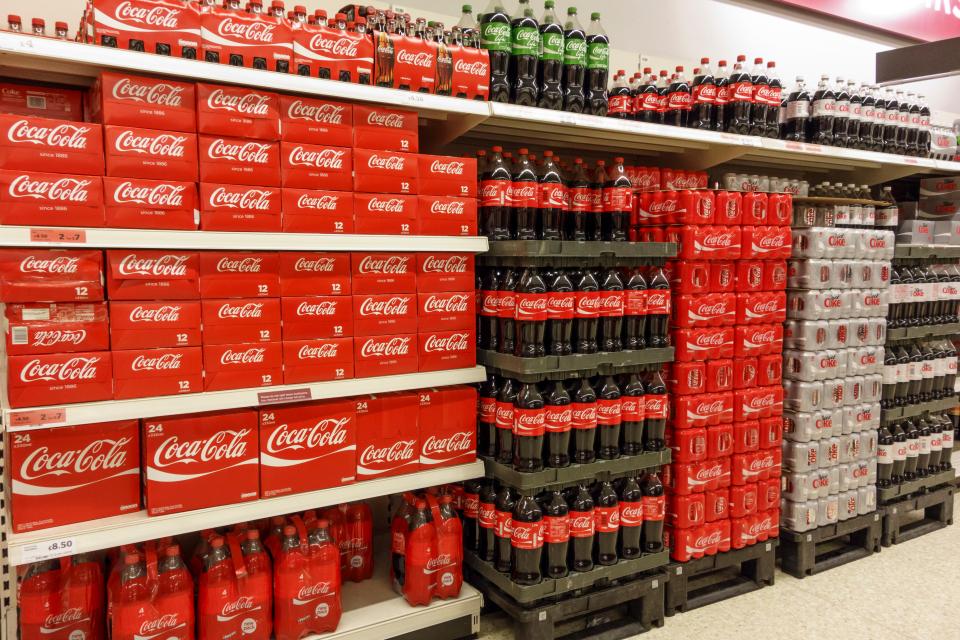 UK supermarkets are facing calls to strip Coca-Cola products from their shelves amid the Russia-Ukraine conflict