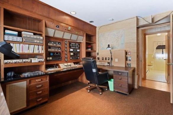 The home was designed with a radio control room in case of nuclear war