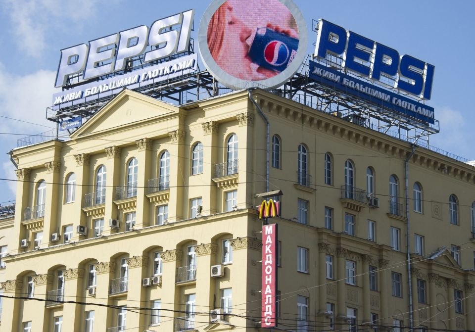 Pepsi has announced they are stopping sales in Russia