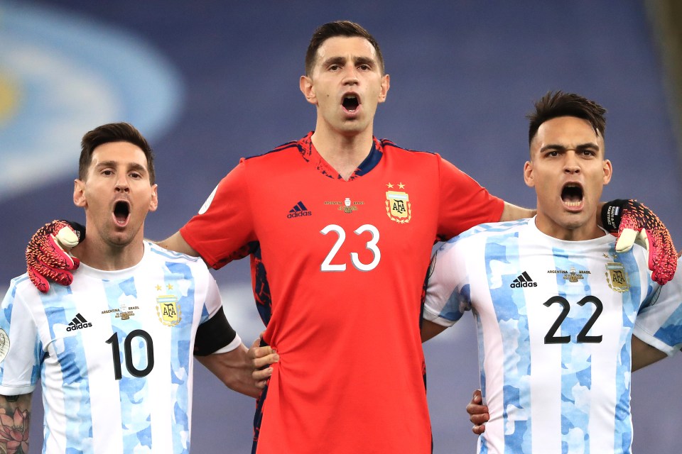 Martinez has revealed how many Messi shirts Argentina produce each international break