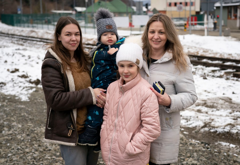 The family safe in Poland after fleeing from Putin's brutal assault on Ukraine