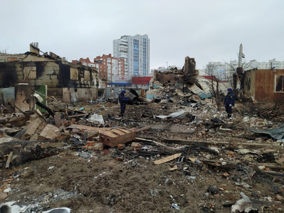 Buildings have been completely flattened during Putin’s shelling of Ukraine