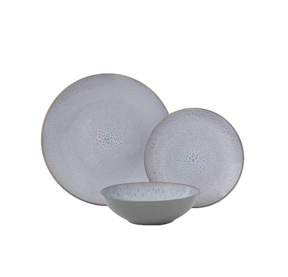 George Home’s grey Reactive Glaze 12-piece set for £34 at Asda