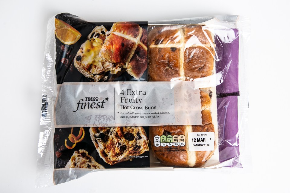 The Tesco Finest buns might not be sweet enough for some palates – and they are rather pricey