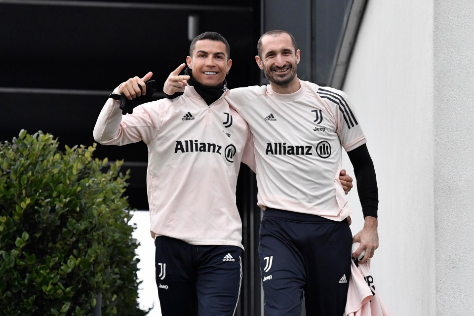 Juventus' Giorgio Chiellini described Manchester United's Cristiano Ronaldo as an 'alien'