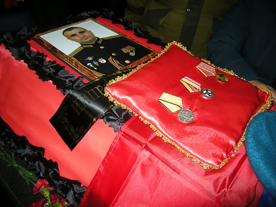 Glushchak was buried with full military honours and a guard of honour