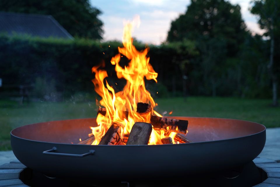 Fire pits may be appealing to neanderthals, but they're not to William