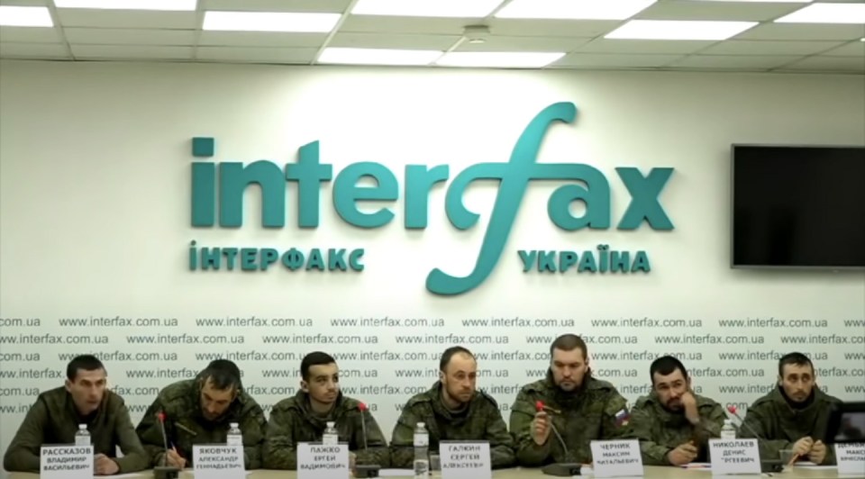 The seven captured pilots apologised to Ukrainians