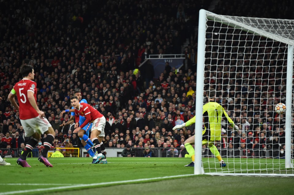 Renan Lodi gave Atletico Madrid a crucial lead late in the first half at Old Trafford as Man Utd were dumped out of the Champions League