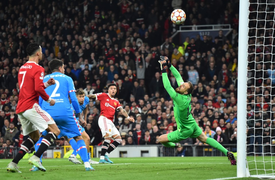 Man Utd huffed and puffed but failed to beat Jan Oblak in the Atletico Madrid goal