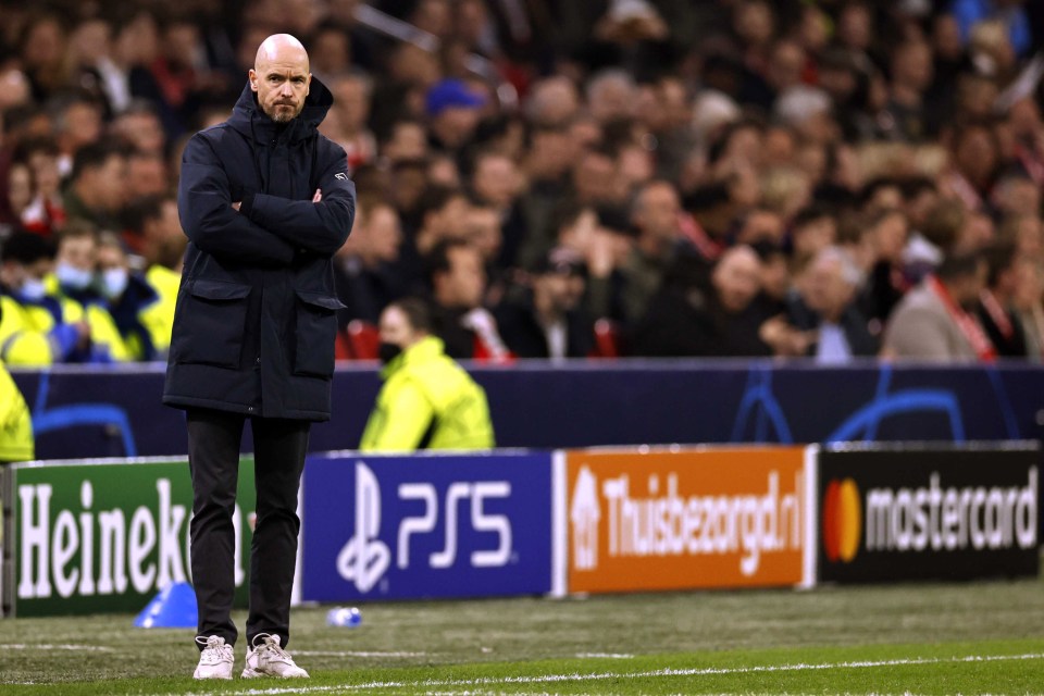 Ten Hag has been linked with the Manchester United job, but saw his Ajax side crash out of the Champions League last-sixteen