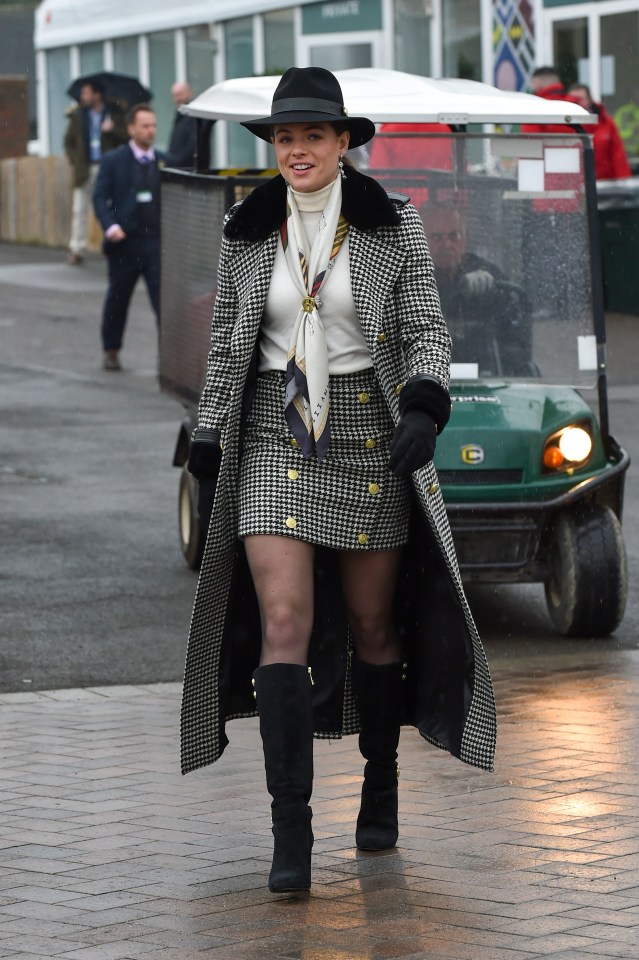 Rain has not stopped the order of the day, with women bringing their fashion A-games for the racing event