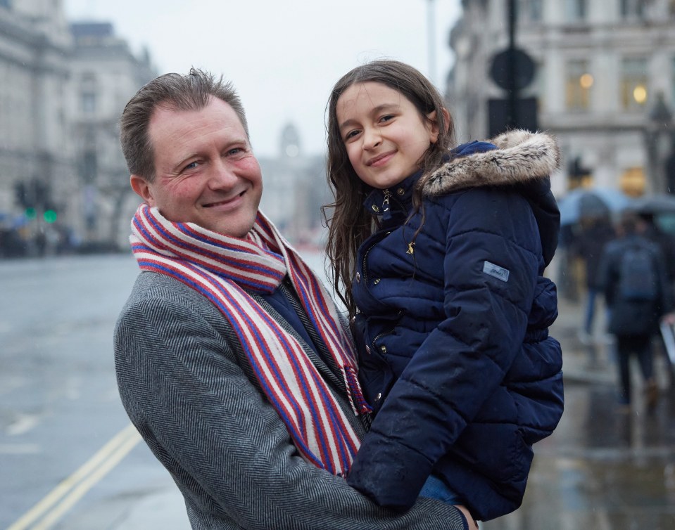 Husband Richard and seven-year-old daughter Gabriella — who was just a tot when her mum was arrested