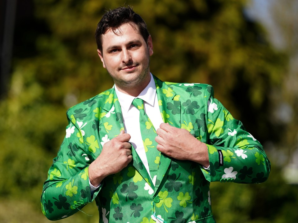 Punters dressed up to celebrate St Paddy’s at three of the Cheltenham festival