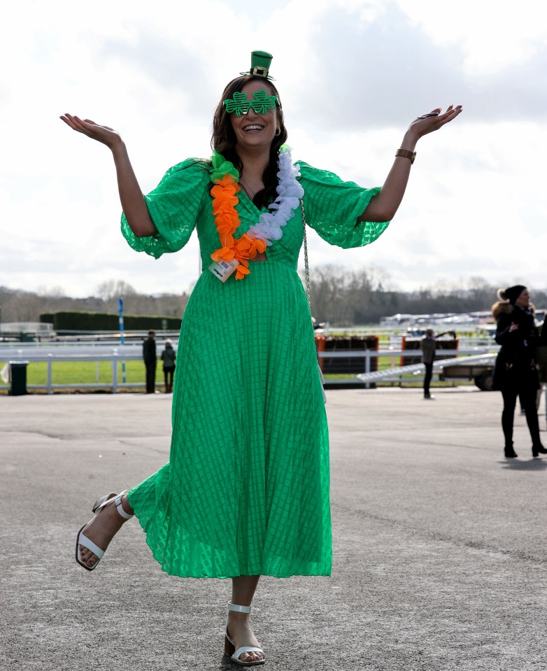 Many guests are celebrating St Patrick's Day in style and have opted to wear green