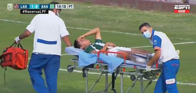 Cardozo was left with a broken leg after the strange accident