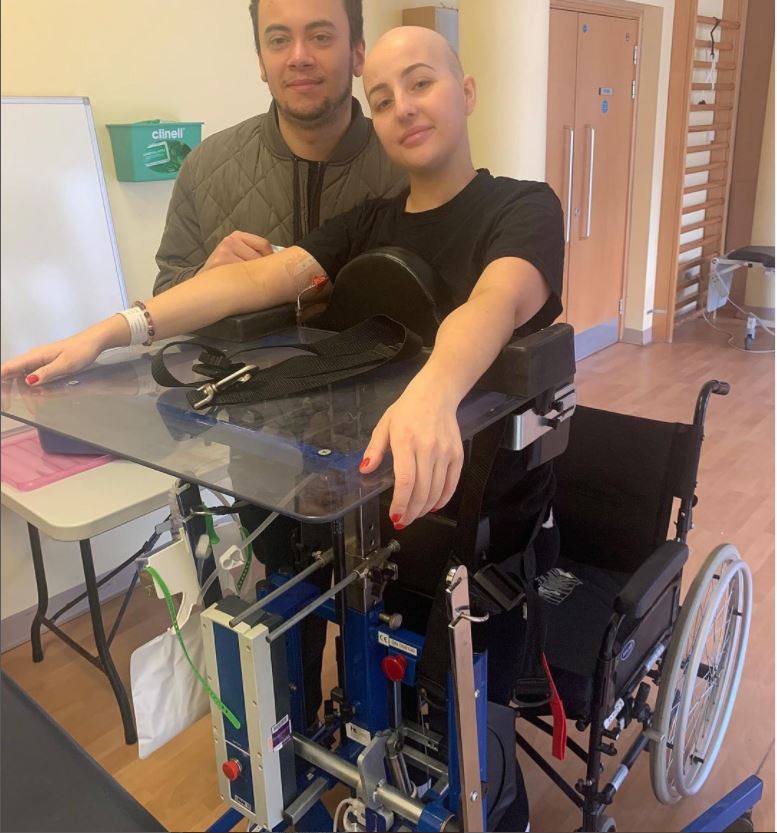 Her boyfriend Luke said adjusting to life with paralysis has been incredibly difficult for Jodie