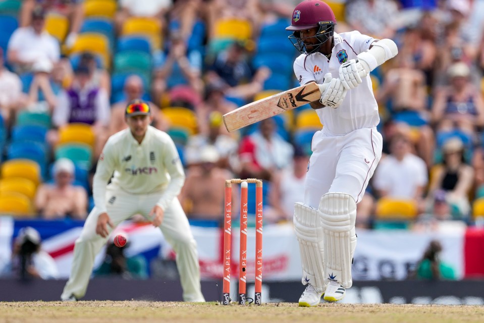 Kraigg Brathwaite batted for 489 balls as England's bowlers toiled in the Second Test