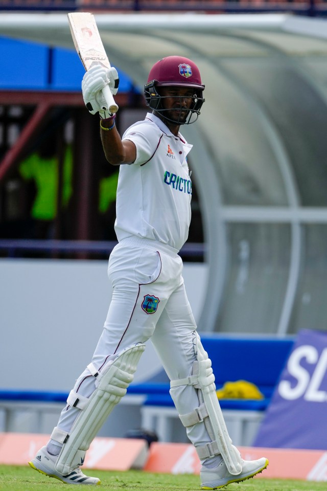 Brathwaite scored 160 on day four for the West Indies