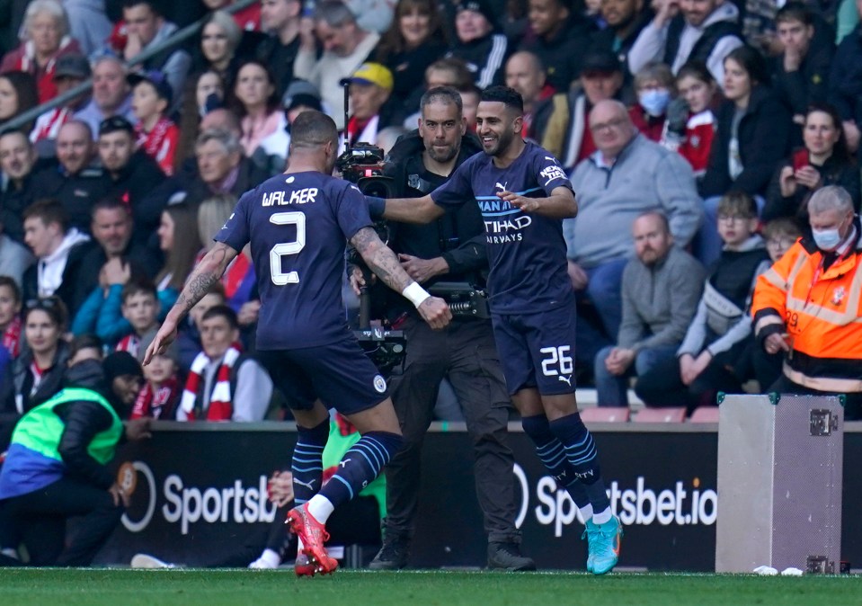 Riyad Mahrez's 78th minute goal for 4-1 put the result beyond doubt