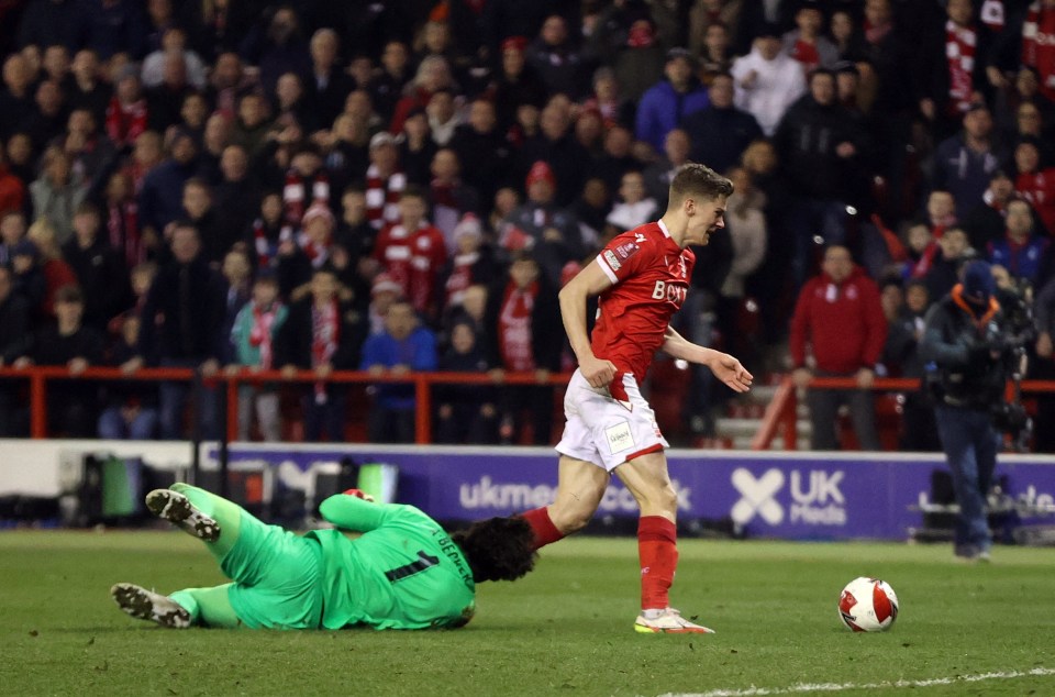 Nottingham Forest feel they were denied a clear penalty in their FA Cup defeat to Liverpool