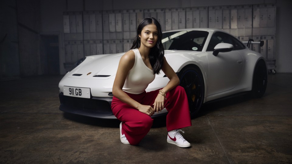 Emma Raducanu was unveiled as the new face of Porsche this week