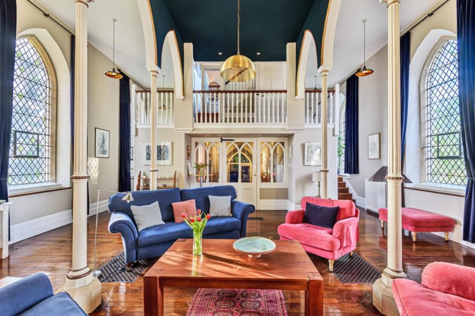 A stunning home in a Gothic-style converted chapel has gone on the market – but it has a very spooky surprise in store