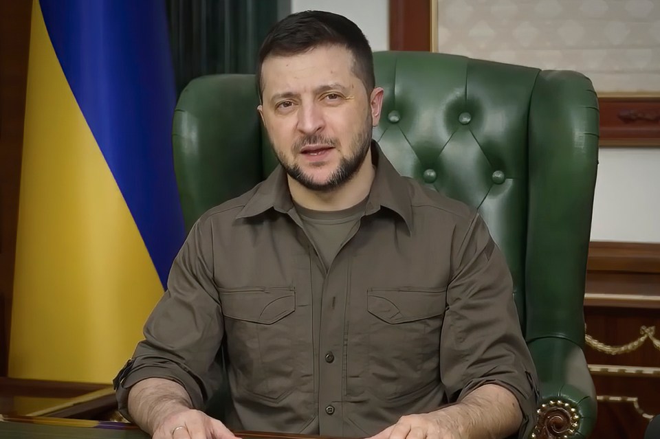 President Volodymyr Zelensky urged his country to keep up its military defence