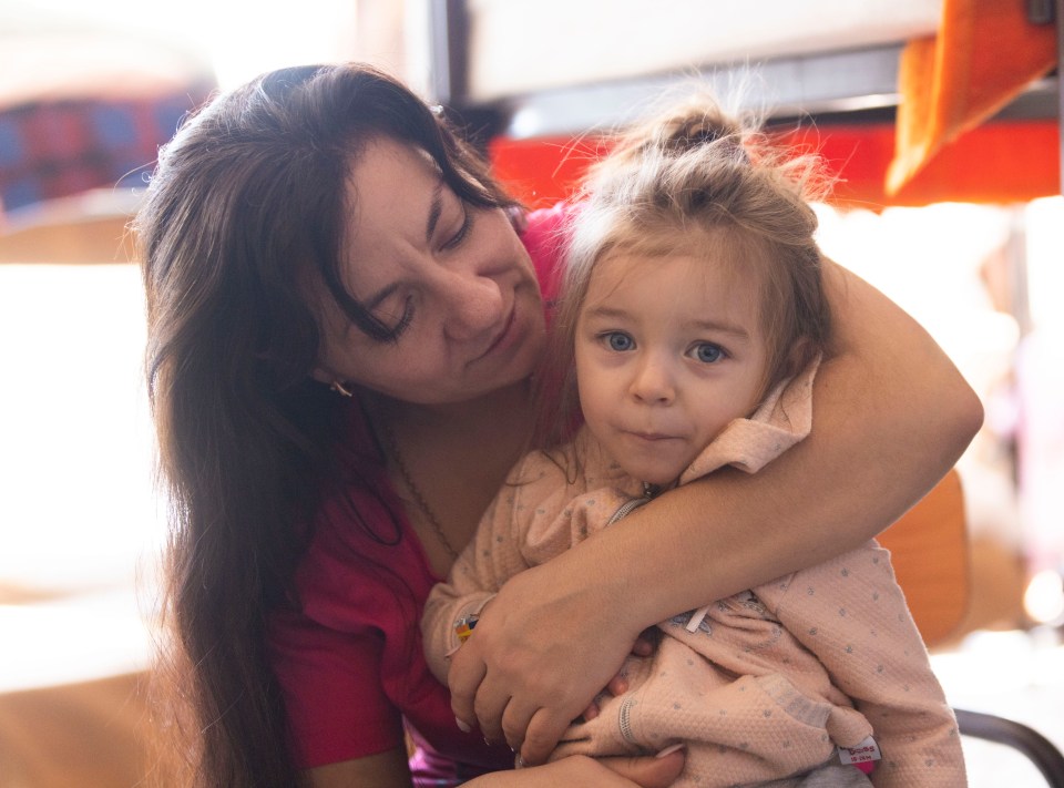 Natalia Kuokmany and her two-year-old daughter Dorea