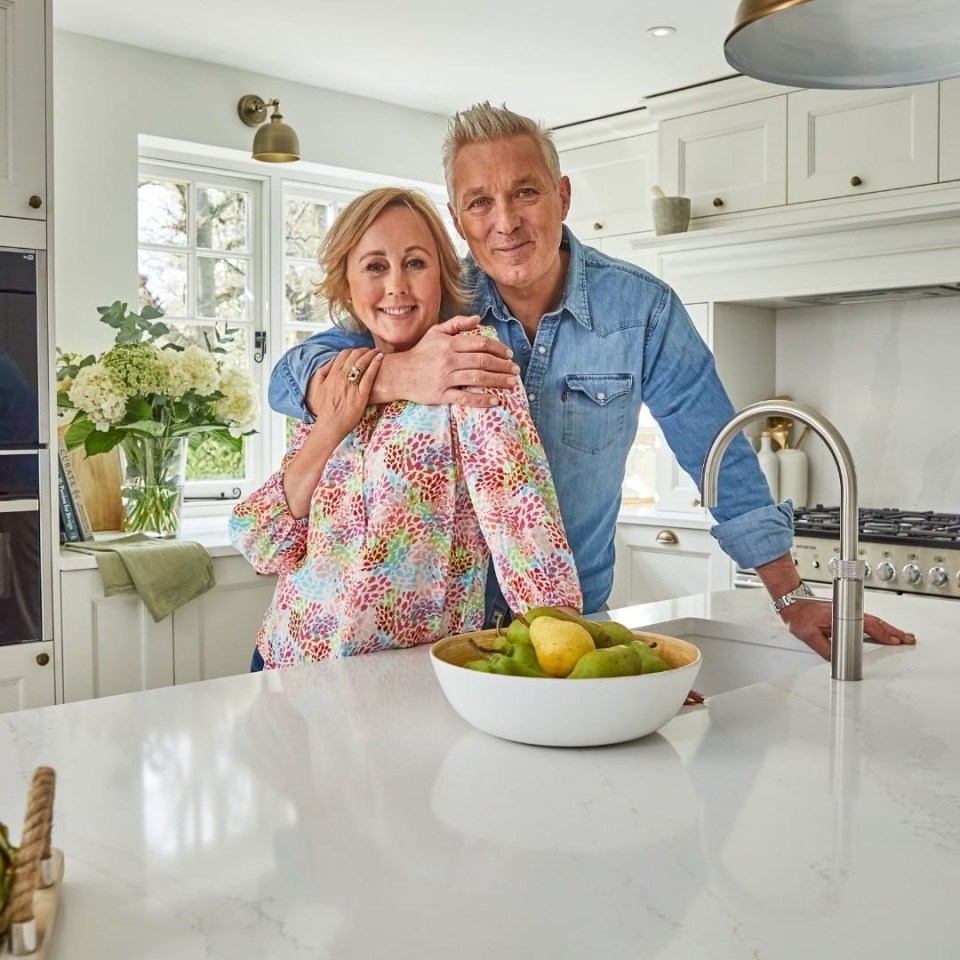 Martin and Shirlie have shown off their kitchen