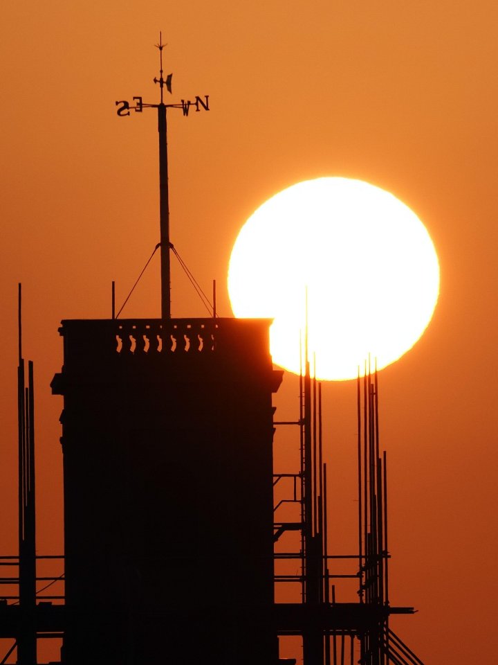 Yesterday's sunset in Sheerness, Kent