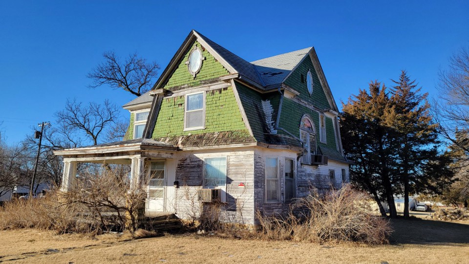 The house in Kansas is being given away