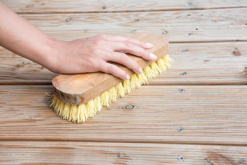 Cleaning your decking is easy with this simple four-step method