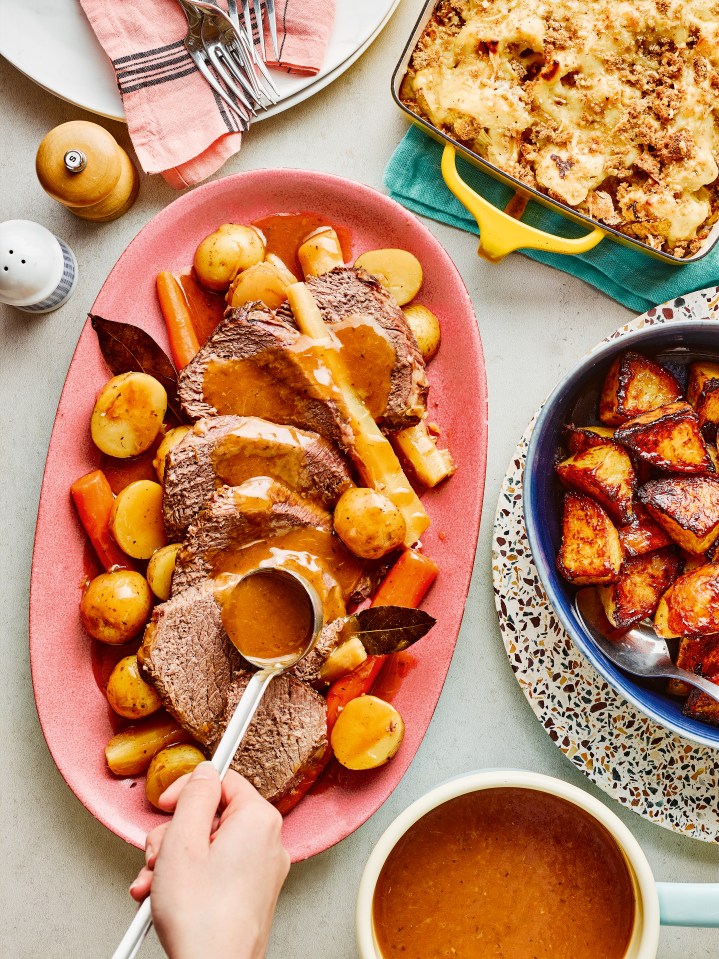 This one-pot Sunday beef is a tasty alternative to a traditional Sunday lunch