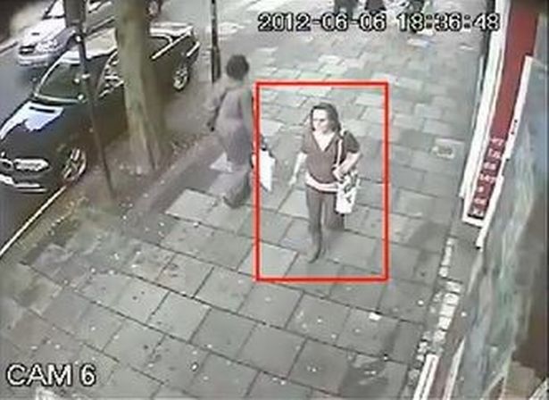 CCTV showed the mum-of-one on the day she vanished