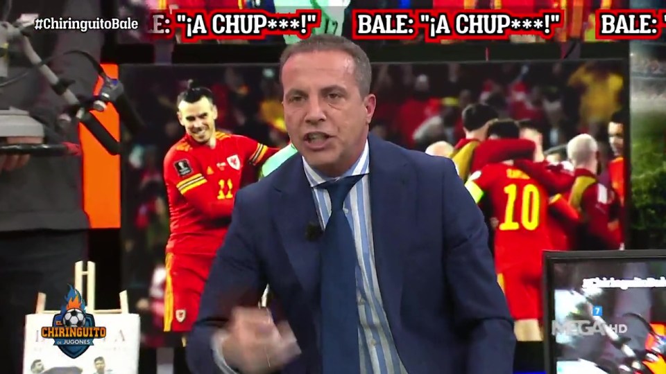 Spanish pundit Cristobal Soria raged that Los Blancos should rip up Bale's contract at the Bernabeu