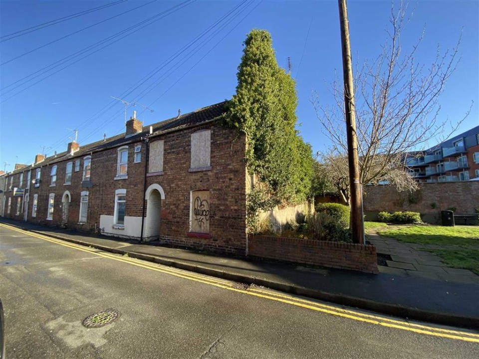 The terraced house in Lincoln