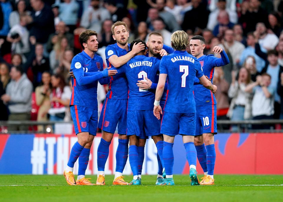 Shaw scored his second international goal to level things up after England went behind